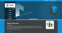 Desktop Screenshot of chetantraders.co.in